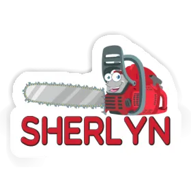 Sherlyn Sticker Chainsaw Image