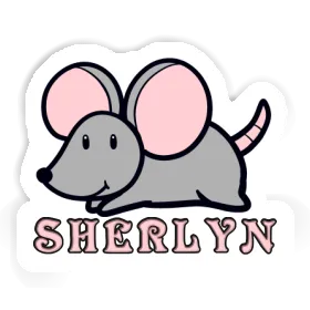 Aufkleber Maus Sherlyn Image