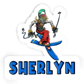 Sherlyn Sticker Skier Image