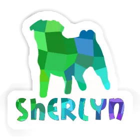 Sherlyn Sticker Pug Image