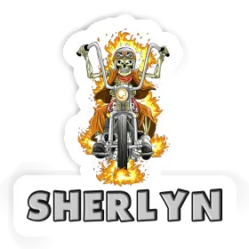 Sticker Motorcycle Rider Sherlyn Image