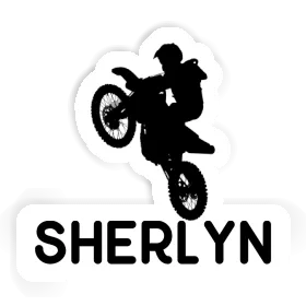 Motocross Rider Sticker Sherlyn Image