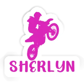 Motocross Rider Sticker Sherlyn Image