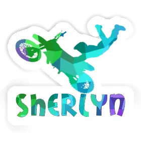 Motocross Rider Sticker Sherlyn Image