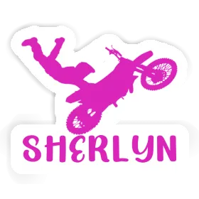 Sticker Sherlyn Motocross Rider Image