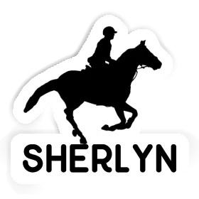 Sticker Sherlyn Horse Rider Image