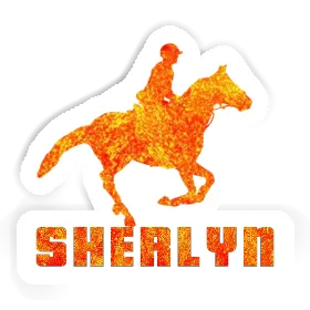 Sticker Horse Rider Sherlyn Image