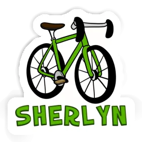 Sherlyn Sticker Racing Bicycle Image