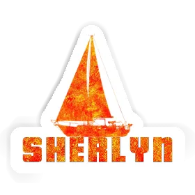 Sticker Sherlyn Sailboat Image