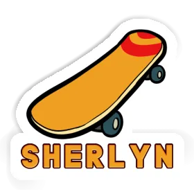 Sticker Skateboard Sherlyn Image