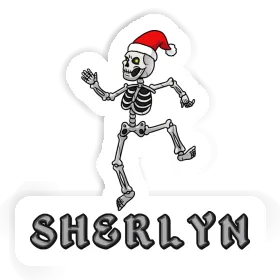 Sticker Christmas Skeleton Sherlyn Image