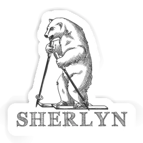 Sherlyn Sticker Skier Image