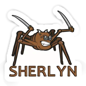 Sticker Sherlyn Fighting Spider Image