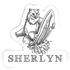 Sticker Sherlyn Surfer Image