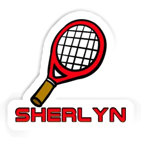 Sherlyn Sticker Tennis Racket Image