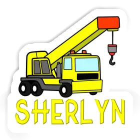 Sticker Sherlyn Vehicle Crane Image