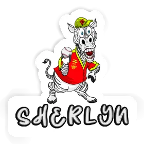 Zebra Sticker Sherlyn Image