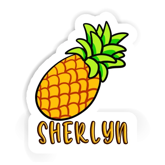 Pineapple Sticker Sherlyn Laptop Image