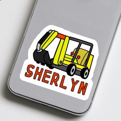 Mini-Excavator Sticker Sherlyn Laptop Image