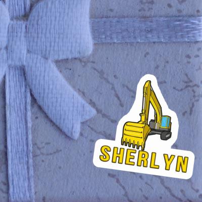 Sticker Excavator Sherlyn Notebook Image