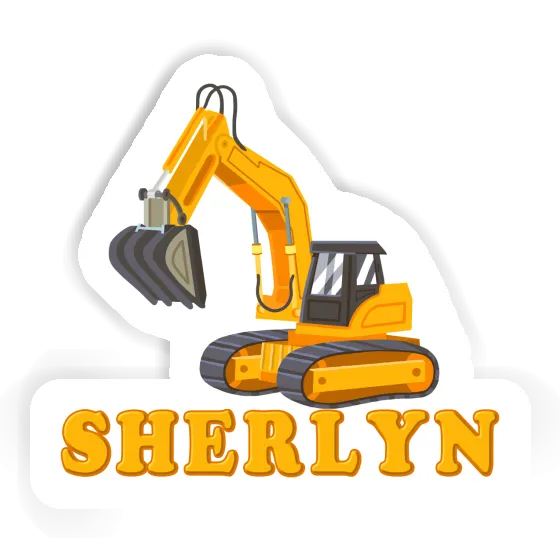 Sherlyn Sticker Excavator Notebook Image