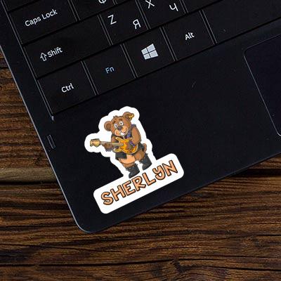 Sticker Sherlyn Rocker Bear Notebook Image