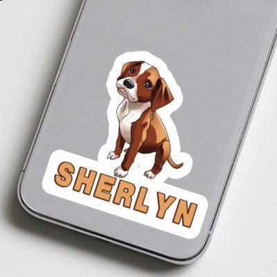 Sherlyn Sticker Boxer Dog Gift package Image