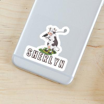 Sticker Sherlyn Golf Cow Gift package Image