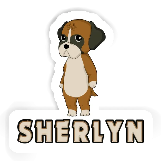 Autocollant German Boxer Sherlyn Gift package Image