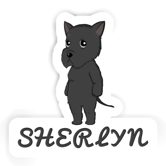 Sticker Giant Schnauzer Sherlyn Gift package Image