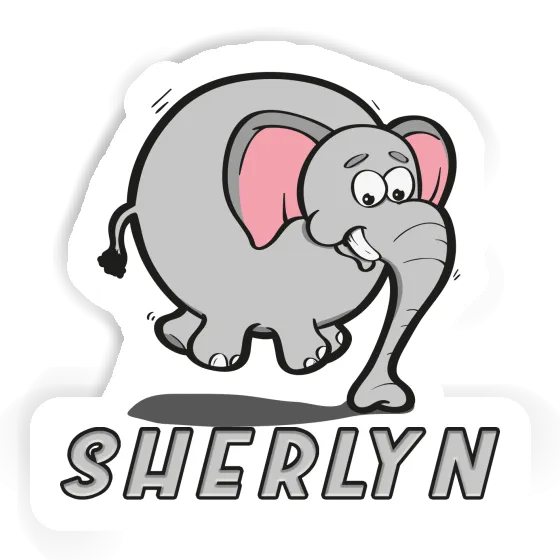 Sticker Sherlyn Elephant Image