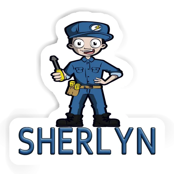 Sticker Electrician Sherlyn Notebook Image