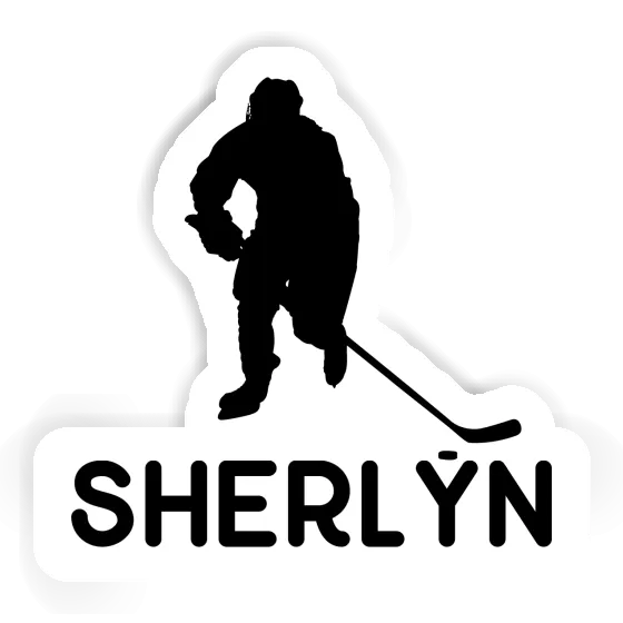 Sticker Sherlyn Hockey Player Image