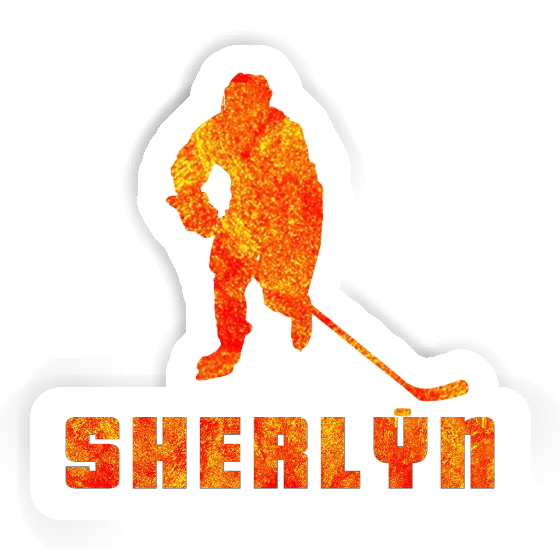 Sherlyn Sticker Hockey Player Image