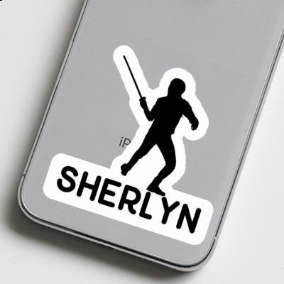 Fencer Sticker Sherlyn Laptop Image