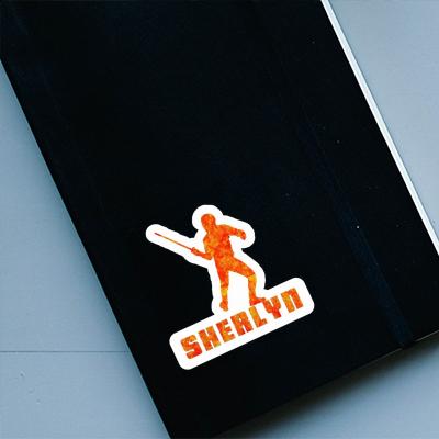 Fencer Sticker Sherlyn Laptop Image