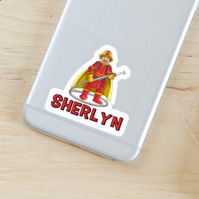 Firefighter Sticker Sherlyn Image