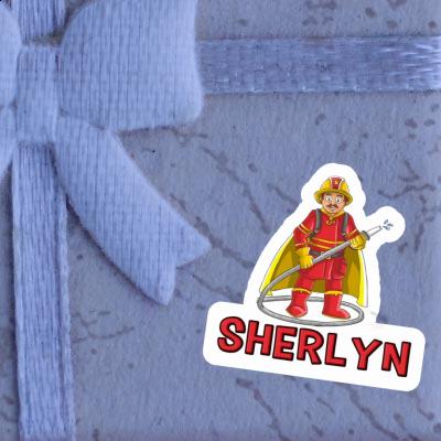 Sherlyn Autocollant Pompier Image