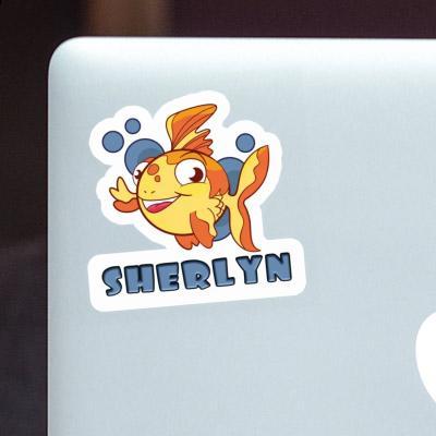 Fish Sticker Sherlyn Laptop Image