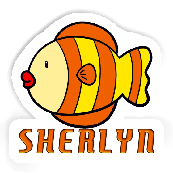 Sticker Sherlyn Fish Laptop Image