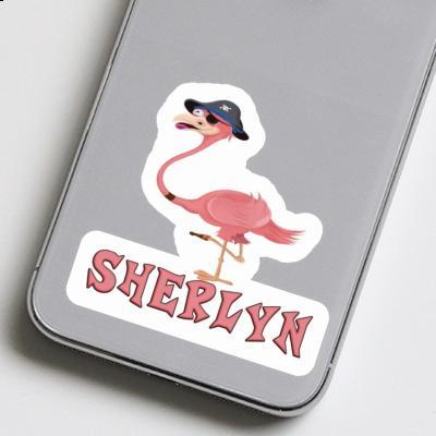 Sticker Sherlyn Flamingo Gift package Image