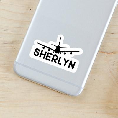 Sticker Flugzeug Sherlyn Notebook Image