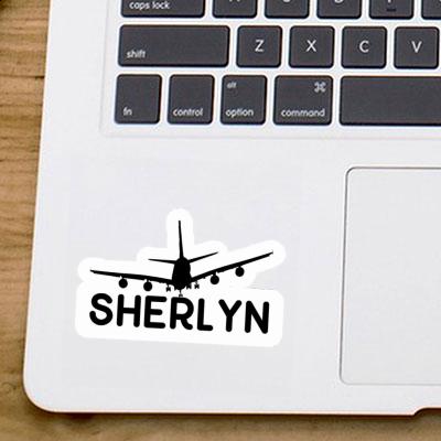 Sherlyn Sticker Airplane Notebook Image