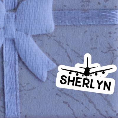 Sherlyn Sticker Airplane Notebook Image