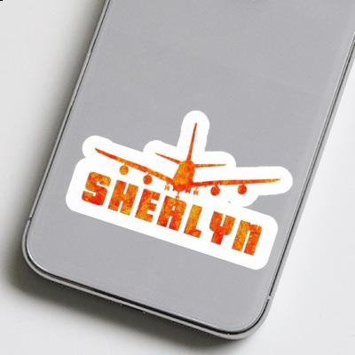 Sticker Sherlyn Airplane Notebook Image