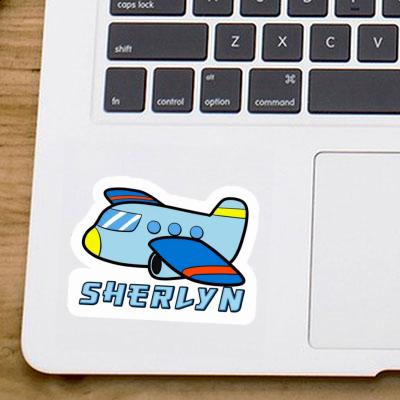 Sherlyn Sticker Flugzeug Notebook Image