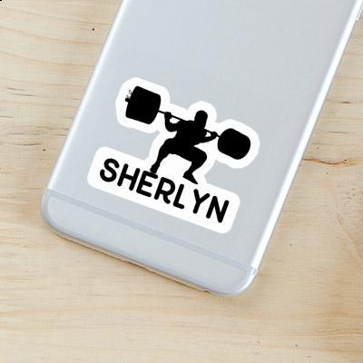 Weightlifter Sticker Sherlyn Notebook Image