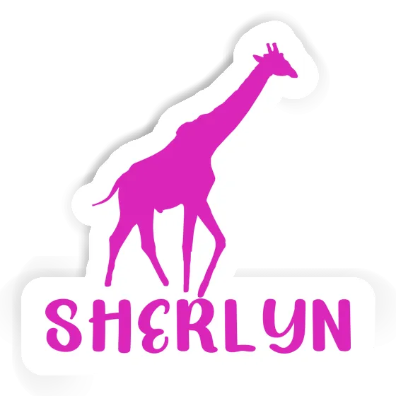 Sticker Sherlyn Giraffe Gift package Image