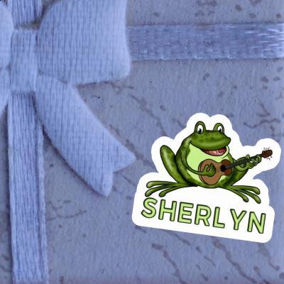 Sticker Sherlyn Gitarrenfrosch Image