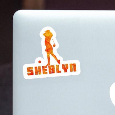 Sticker Sherlyn Golfer Image